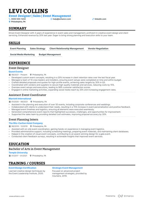 16 Successful Event Planner Resume Examples And Writing Tips for 2024