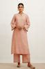 Devnaagri - Baby Pink Dori Embroidered Kurta Set