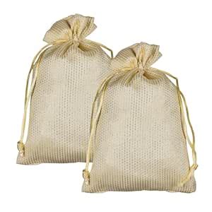 Kuber Industries Jari Silk Wedding Potli Bag | Drawstring Closure ...