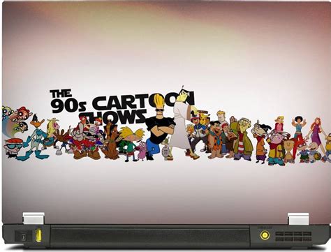 SkinShack New 3D The 90's cartoons Cartoon Network (11.6 inch) Vinyl ...