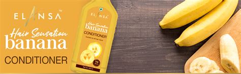 Buy Elansa Hair Sensation Banana Conditioner - No Parabens, Color ...