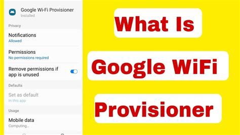 google wifi provisioner kya hai | What is Google WiFi Provisioner app ...