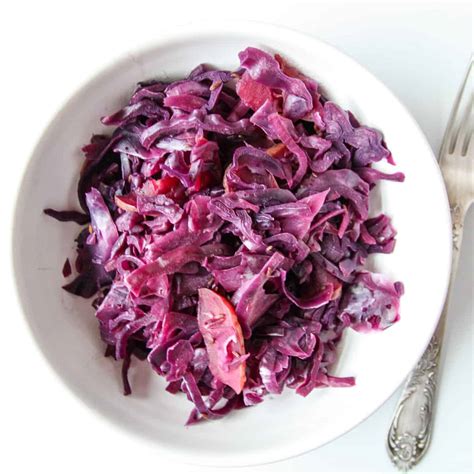 Braised Red Cabbage & Apples | The Food Blog