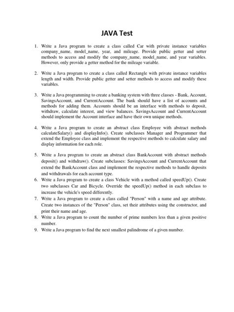 Image result for Java Test Code