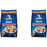 Quaker Oats 2kg | Rolled Oats | 100% Natural Wholegrain | Nutritious ...