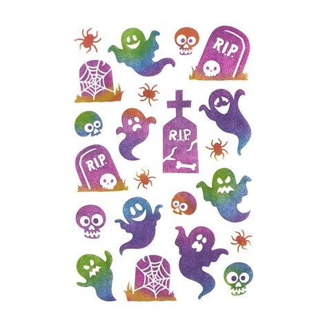 Buy Halloween Decorative Embossed Stickers, Assorted from Dollar ...