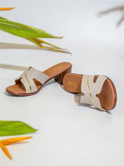 Buy Now Women Grey Black Solid Mules