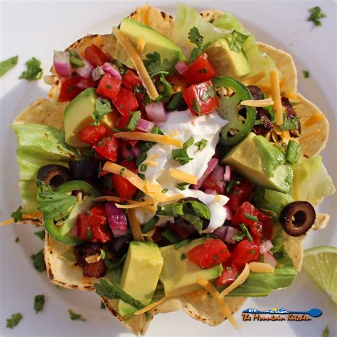 Vegetarian Taco Salad {A Meatless Monday Recipe - The Mountain Kitchen