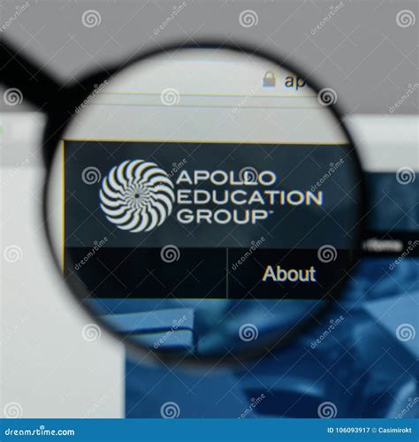 Milan, Italy - August 10, 2017: Apollo Education Group Logo on T Editorial Photography - Image ...