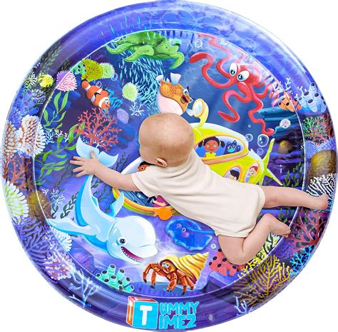 TT TUMMYTIMEZ Premium Tummy Time Water Mat, XL Inflatable Activity ...