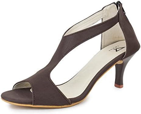 Buy TRASE Caramel Brown Heel/Stilleto/Pumps Sandal for Women-8 IND/UK ...