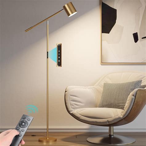 LED Floor Lamps for Living Room, Modern Stepless Dimmable Standing Lamp ...