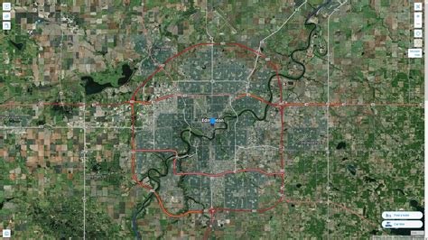 Edmonton Map - Canada