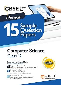 Arihant CBSE Sample Question Papers Class 12 Computer Science Book for ...