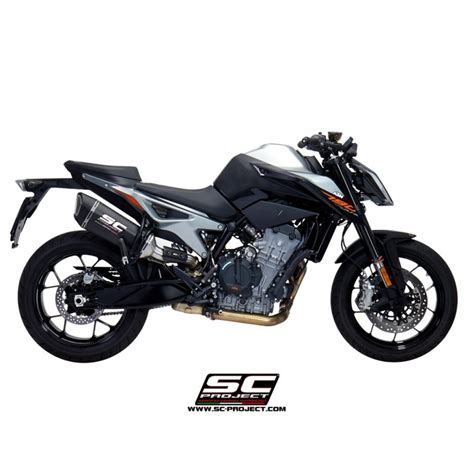 SC-Project SC1-R Muffler Carbon Fiber With Carbon Fiber End Cap For KTM ...