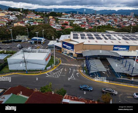 Escazu, San José, Costa Rica - 08 08 2024: Aerial view of Pricesmart ...