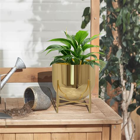 Stylish Pack of 3 Iron Planter Pots for Indoor & Outdoor Décor – Metalsmith