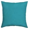 Arden Selections Solid Lake Blue Leala Square Throw Pillow ZM0E554B ...