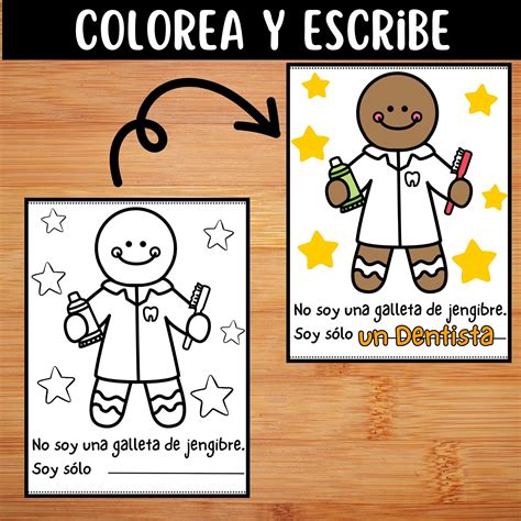 Spanish Disguise a Gingerbread Coloring Pages |Disfrazar a un Hombre de ...