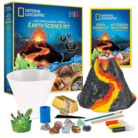 NATIONAL GEOGRAPHIC Earth Science Kit - Science Experiments & STEM ...