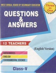 Questions & Answers (English Version) For Class -5, Mathematics ...