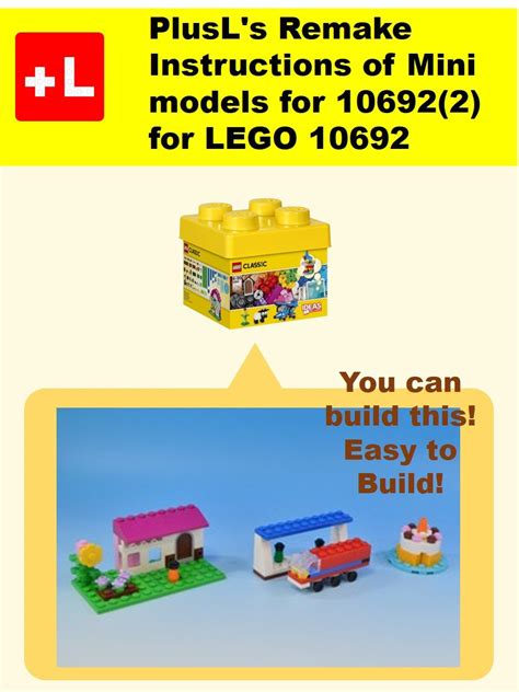 PlusL's Remake Instructions of Mini models for 10692(2) for LEGO 10692 ...