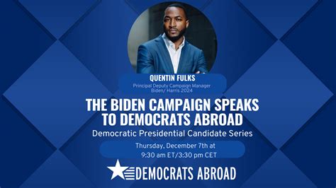 The Biden Campaign Speaks to Democrats Abroad - Democrats Abroad