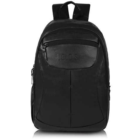 Buy GOLD SKY 30 liters Faux Leather Laptop Backpack Travel for Men and ...