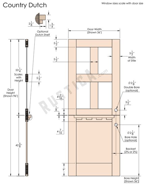 Country Dutch Exterior Door With Sidelights And Transome Window | Rustica