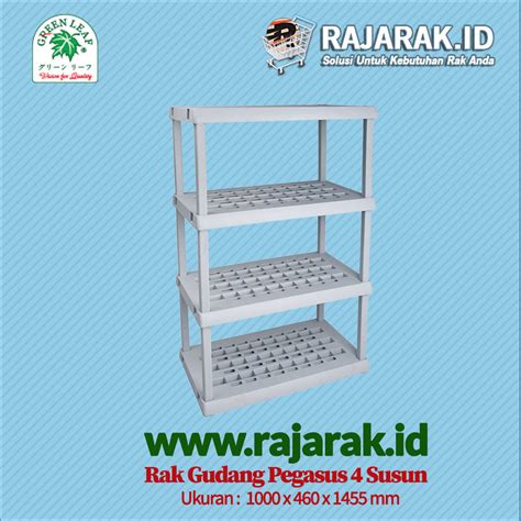 RAK GUDANG PLASTIK TIPE PEGASUS 1374-S4 | Rak Plastik Susun Serbaguna ...