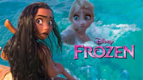 Elsa and Moana defy the rules of the sea | Forest Spirit Frozen 3 ...