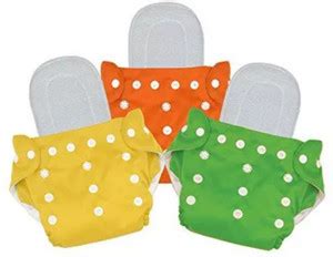 Millionminds Cloth Diapers for Babies | Reusable Adjustable Pack of 3 ...
