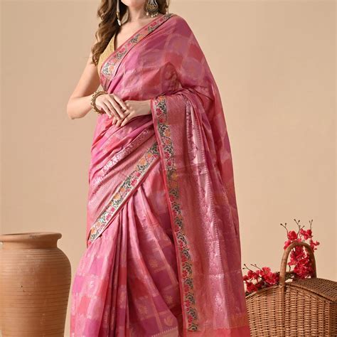 Rangkat Silk Saree – Multicolor Zari Weave | Ethnic & Festive Wear ...