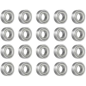 687zz Ball Bearings 7mm x 14mm x 5mm Double Shielded 687-2Z Deep Groove ...