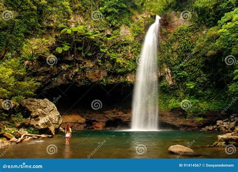 Lower Tavoro Waterfalls in Bouma National Heritage Park, Taveuni Island ...