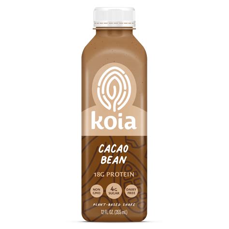 Koia Plant Based 18g Protein Shake - Cacao Bean - Shop Diet & fitness ...
