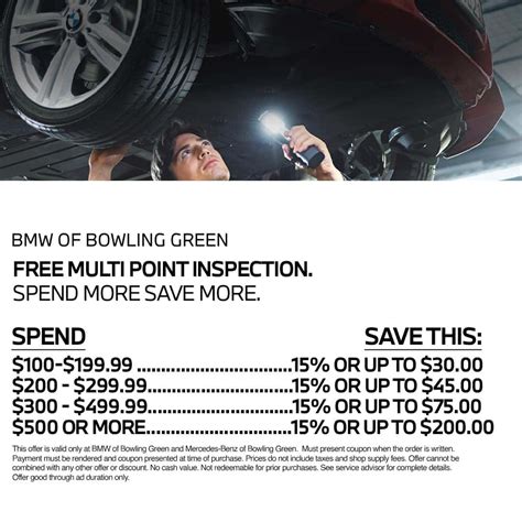 Auto Service Specials | BMW of Bowling Green near Glasgow