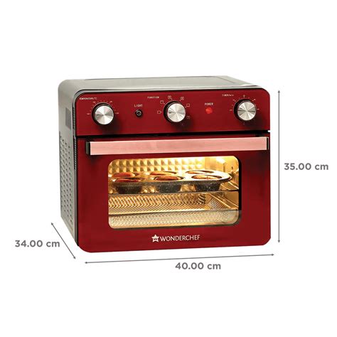 Buy WONDERCHEF Crimson Edge 23L Air Fryer Microwave Oven with 360 ...