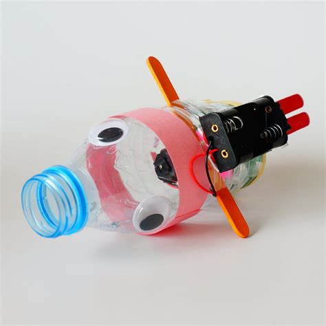科技小制作小发明diy电动风力小船小学生科学实验玩具自制小快艇-阿里巴巴