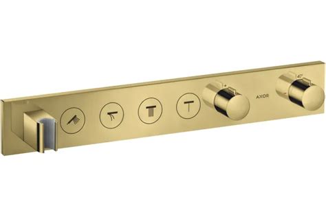 Термостат для 4-х споживачів, Axor Select, прихований монтаж Polished ...