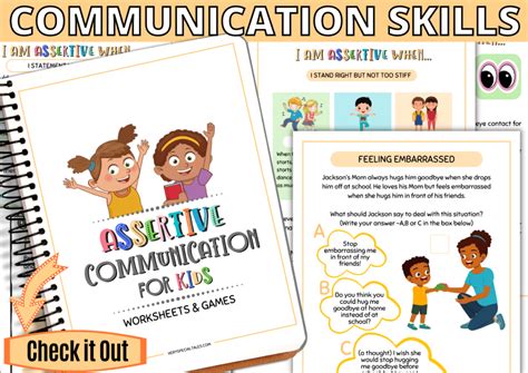 Assertive Communication Worksheet 的图像结果