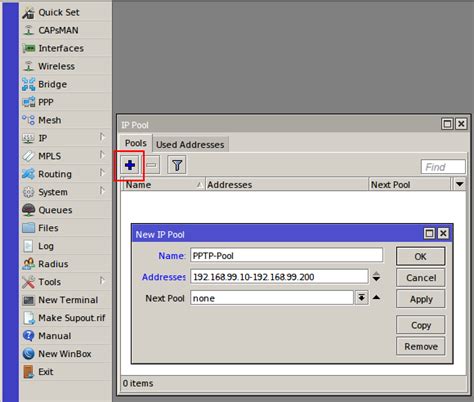 جی بلاگ | تنظیم Mikrotik CHR به عنوان سرور PPTP VPN