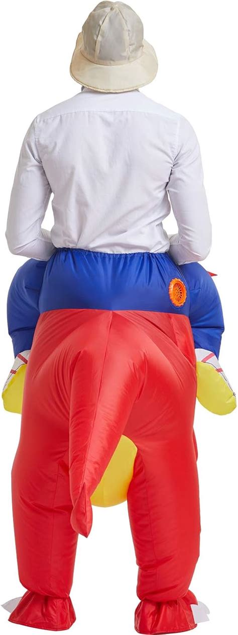 Buy YEAHBEER Inflatable Costume Inflatable Dinosaur Costume T-Rex Fancy ...