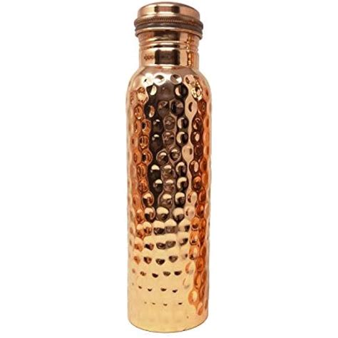 BUDDHA4ALLCHASINGPASSION Copper Bottle Hand Hammered Pure Copper Water ...