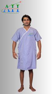 health mark PATIENT GOWN | FRONT OPEN | TIE TYPE | UNISEX Gown Hospital ...