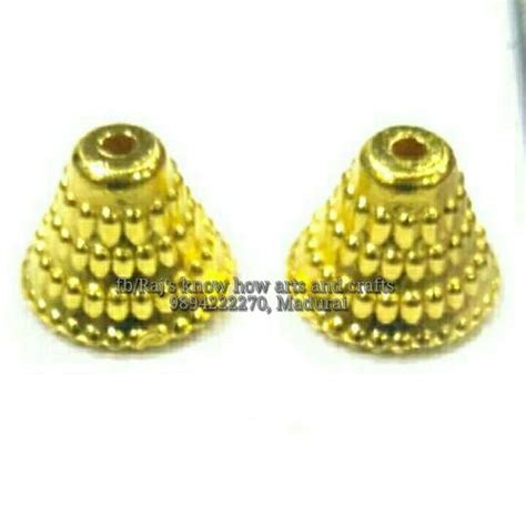 Metal Bell head cap-10 pair in a pack – KnowHowArtCraft