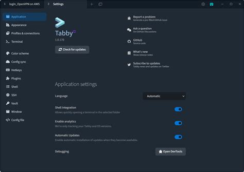 Image result for tabby terminal