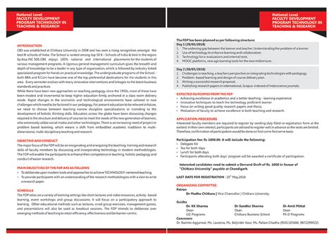 Teaching in Teaching & Research - Faculty Development Program ...