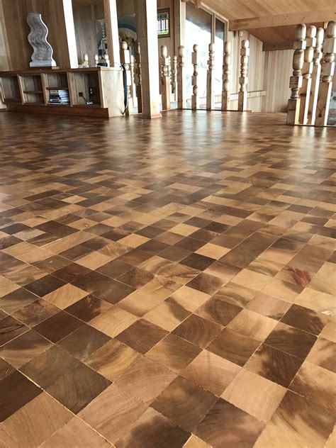 Save the ends of your timber to create gorgeous end grain floors – Artofit