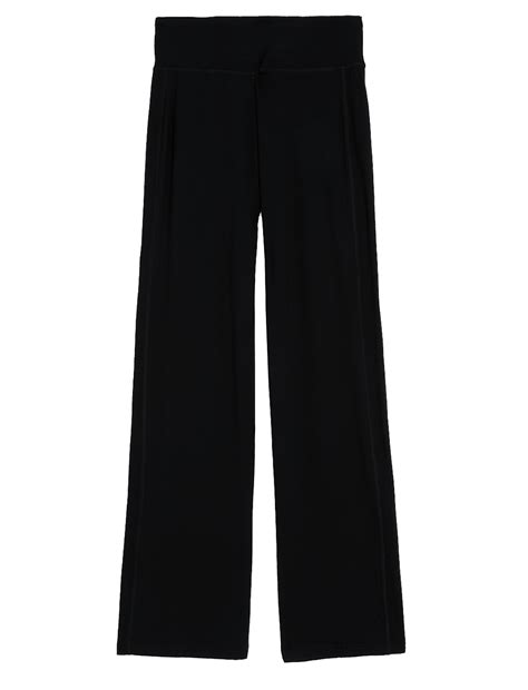 Buy Elasticated Waist Wide Leg Trousers at Marks & Spencer
